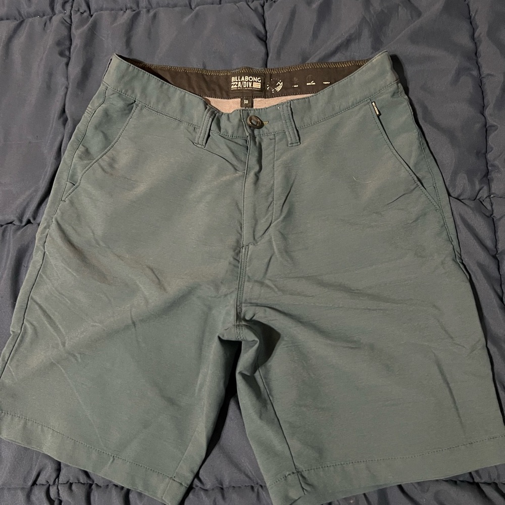 Billabong Men's Flat Front Shorts - Teal